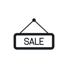 sale sign vector icon