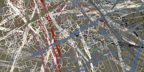 Brush painting. Artistic canvas. Oil art. 2d illustration. Texture backdrop. Creative chaos structure element.