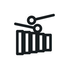 xylophone vector icon