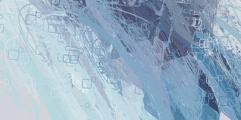 Modern art. Artistic brush. Oil painting. 2d illustration. Texture backdrop. Creative chaos structure element.