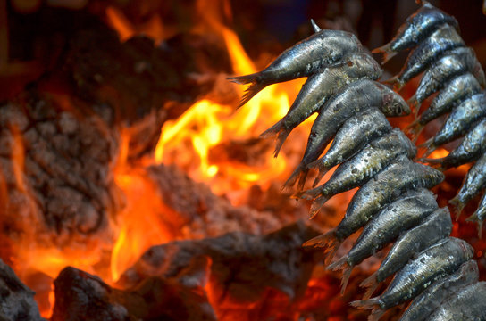 Sardinas Espetadas