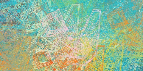 Modern art. Artistic brush. Oil painting. 2d illustration. Texture backdrop. Creative chaos structure element.