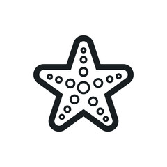 starfish vector icon