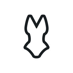swimsuit vector icon