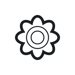 flower vector icon