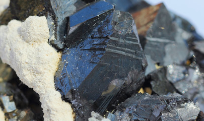 Marmatite ,sulfide minerals with a carbonate