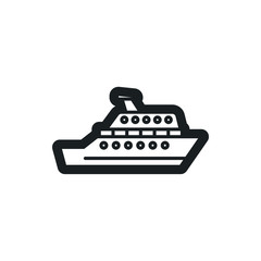 cruiser vector icon