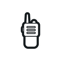 walkie-talkie vector icon