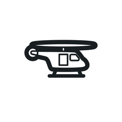 army helicopter vector icon