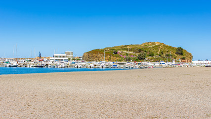 Port of Llansa and the island of Castella