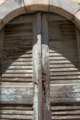 Tür und Fassade in Griechenland