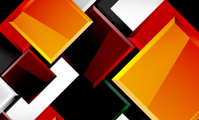 Colorful square and rectangle blocks background