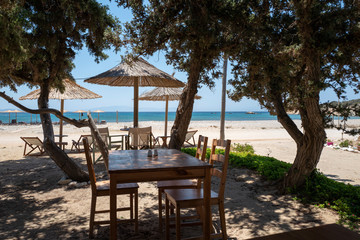 Griechische Taverne auf Naxos Kykladen