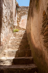 Alte Kloster Ruine Kalamitsia auf Insel Naxos