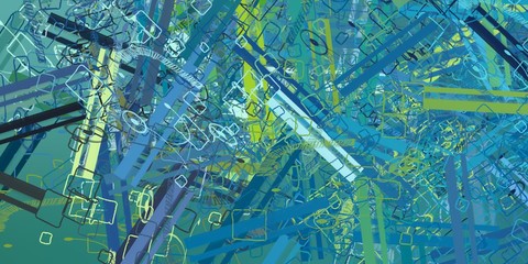 Crazy sketch random pattern. Creative chaos and variety structure. Modern art drawing painting. 2d illustration. Digital texture wallpaper. Artistic sketch draw backdrop material. 