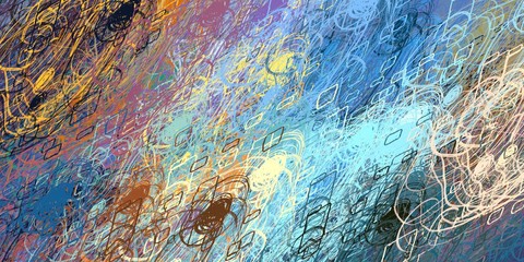 Crazy sketch random pattern. Creative chaos and variety structure. Modern art drawing painting. 2d illustration. Digital texture wallpaper. Artistic sketch draw backdrop material. 