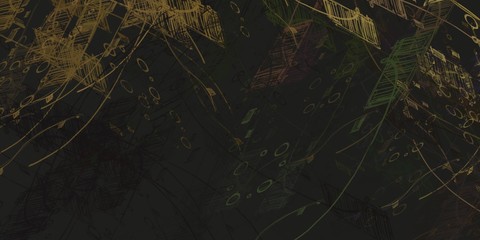 Brush painting. Artistic canvas. Oil art. 2d illustration. Texture backdrop. Creative chaos structure element.