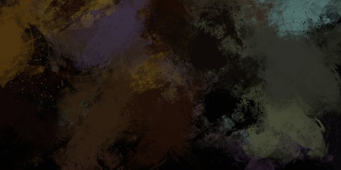 Brush painting. Artistic canvas. Oil art. 2d illustration. Texture backdrop. Creative chaos structure element.