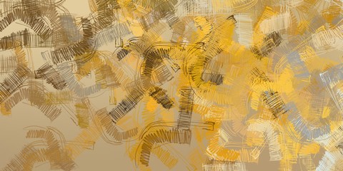 Brush painting. Artistic canvas. Oil art. 2d illustration. Texture backdrop. Creative chaos structure element.