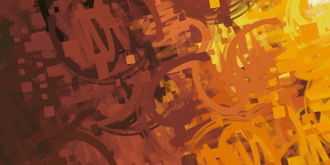 Poster oil painting element. 2d illustration. Texture backdrop. Creative chaos structure.