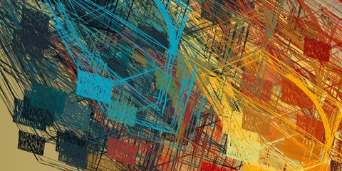 Illustration painted. Rough sketch surface. 2d illustration. Texture backdrop painting. Creative chaos structure element.