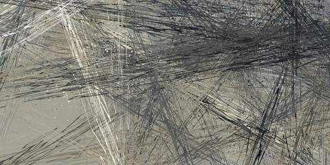 Illustration painted. Rough sketch surface. 2d illustration. Texture backdrop painting. Creative chaos structure element.