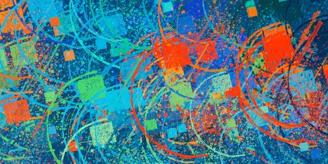 Illustration painted. Rough sketch surface. 2d illustration. Texture backdrop painting. Creative chaos structure element.