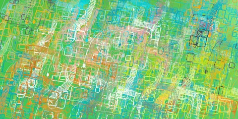 Canvas painting. Colorful background texture. 2d illustration. Texture backdrop. Creative chaos structure element.