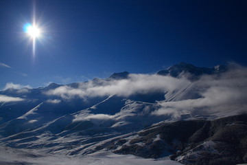 Caucasus. Ossetia. Gorge Midagrabin. Sunny Valley.