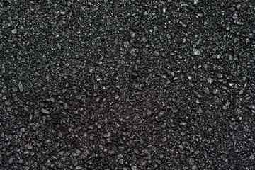 texture of the asphalt in sunny day light