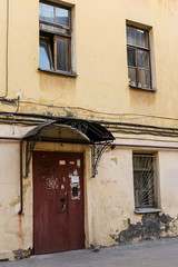 The entrance of the old house.