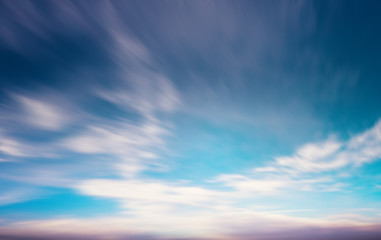 Summer sky and clouds natural background