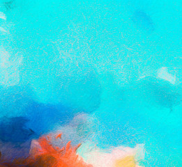 Modern painting wall art decor. Abstract drawing background. Design artwork. Brush strokes on canvas. Artistic pattern. Creative fashion print. Good as psychedelic poster. Surreal graphic abstraction.