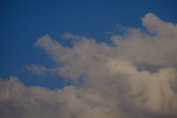cloud sky blue background white nature