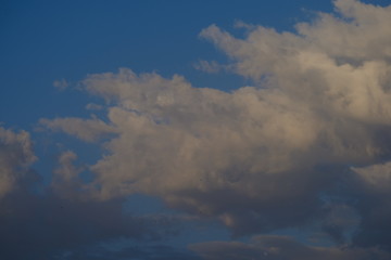 cloud sky blue background white nature