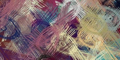 Brush painting. Artistic canvas. Oil art. 2d illustration. Texture backdrop. Creative chaos structure element.