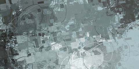 Decorative oil painting. Vibrant dynamic art. 2d illustration. Texture backdrop. Creative chaos structure.