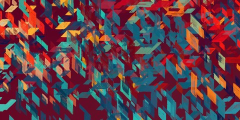 Handmade surreal abstract pattern. Modern artistic canvas. 2d illustration. Texture backdrop painting. Creative chaos structure.