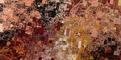 Handmade surreal abstract pattern. Modern artistic canvas. 2d illustration. Texture backdrop painting. Creative chaos structure.
