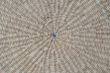 round abstract wicker background