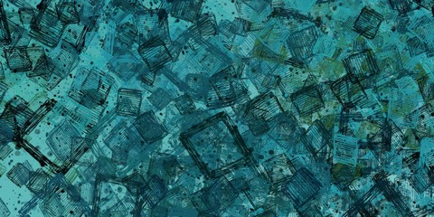 Handmade surreal abstract pattern. Modern artistic canvas. 2d illustration. Texture backdrop painting. Creative chaos structure.