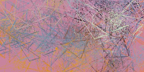 Crazy sketch random pattern. Creative chaos and variety structure. Modern art drawing painting. 2d illustration. Digital texture wallpaper. Artistic sketch draw backdrop material. 
