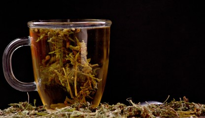 Cannabis herbal tea