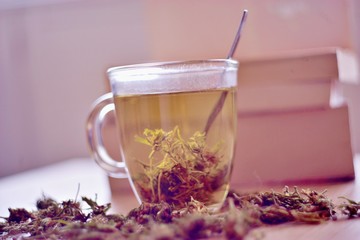 Cannabis herbal tea