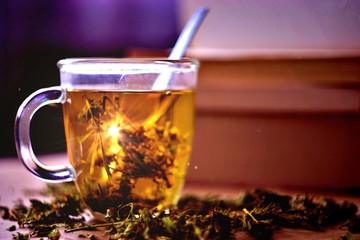 Cannabis herbal tea