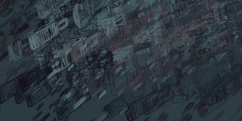 Canvas painting. Colorful background texture. 2d illustration. Texture backdrop. Creative chaos structure.