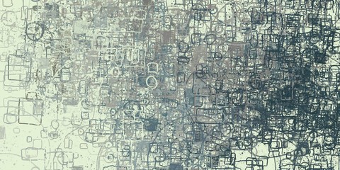 Crazy sketch random pattern. Creative chaos and variety structure. Modern art drawing painting. 2d illustration. Digital texture wallpaper. Artistic sketch draw backdrop material. 