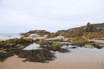 Fototapeta na wymiar Marloes Sands, Pembrokeshire