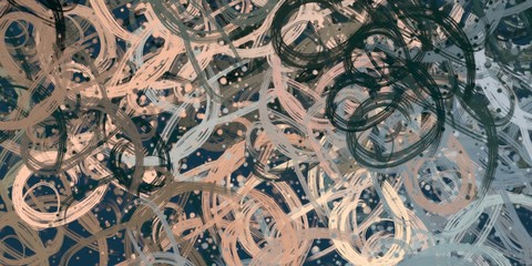 Crazy sketch random pattern. Creative chaos and variety structure. Modern art drawing painting. 2d illustration. Digital texture wallpaper. Artistic sketch draw backdrop material. 