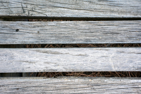 Listones de madera vieja decolorida